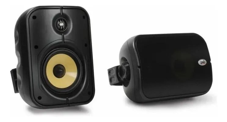 Alto-falantes externos/internos pretos Psb Cs500 de 1 canal
