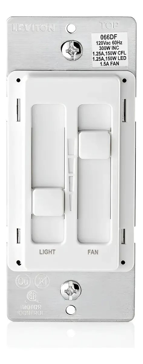 Controle de ventilador e dimmer para lâmpadas LED e
