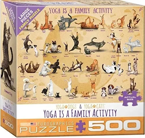 Eurographics Yoga é uma atividade familiar de quebra-cabeças