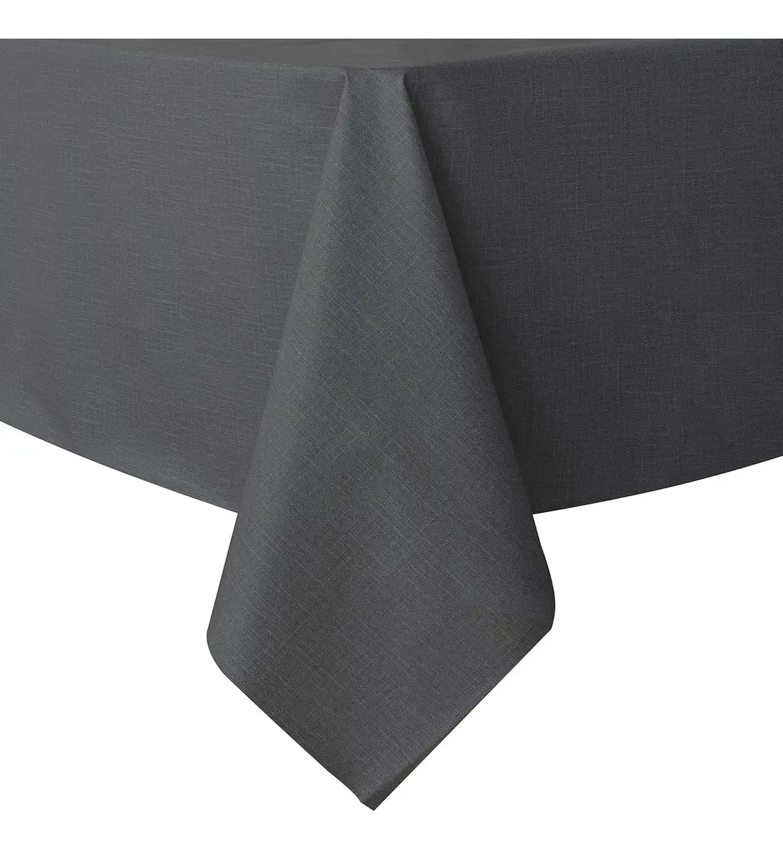 Toalhas de mesa retangulares para mesa em PVC impermeável 1,4x2,2m, cor cinza