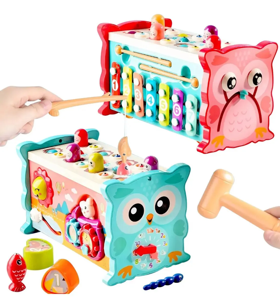 Brinquedos Didáticos Slowton para Crianças Cor Rosa