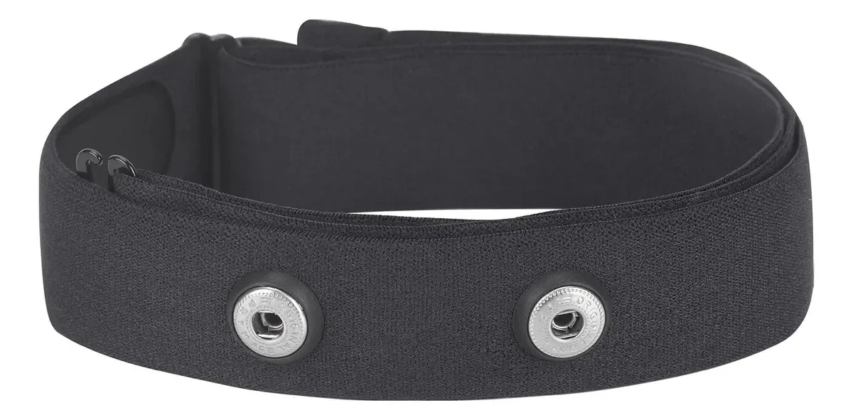 Monitor de frequência cardíaca, alça peitoral de reposição para monitor de frequência cardíaca para Polar Garmin Wahoo, alça de monitor de frequência cardíaca (ch, preta)