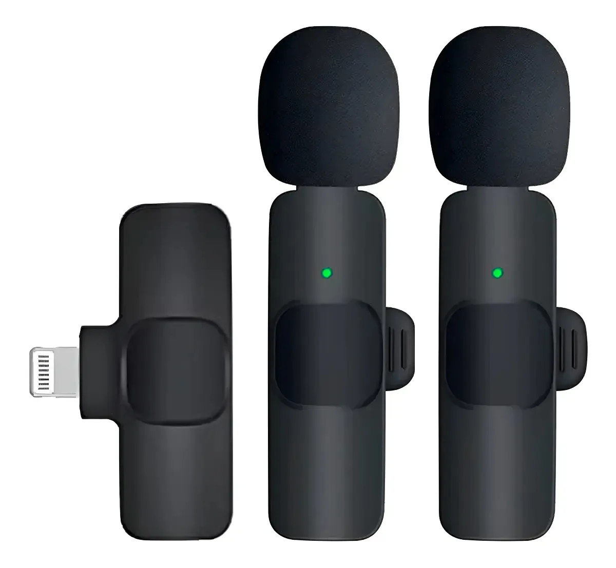 Microfones Mundo Compras Lapela Condensador Omnidirecional Cor Preto