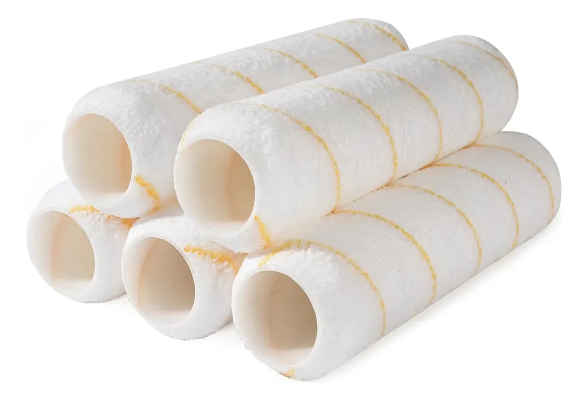 Rolos de pintura de microfibra 9 polegadas e 5 unidades