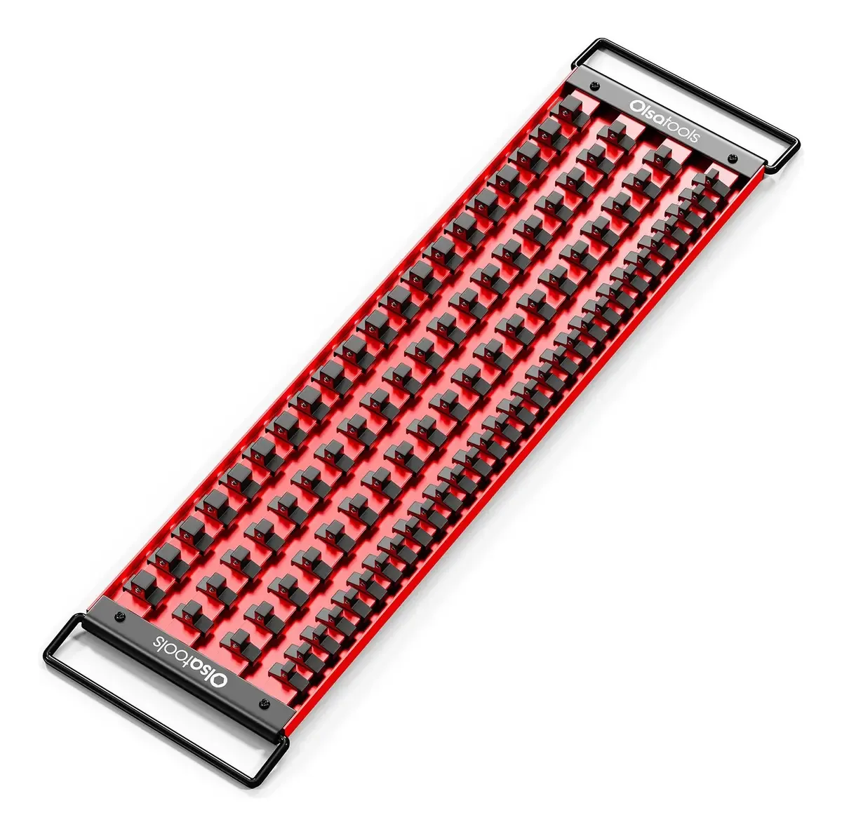 Olsa Tools - Bandeja portátil de alumínio com 90 slots, Co