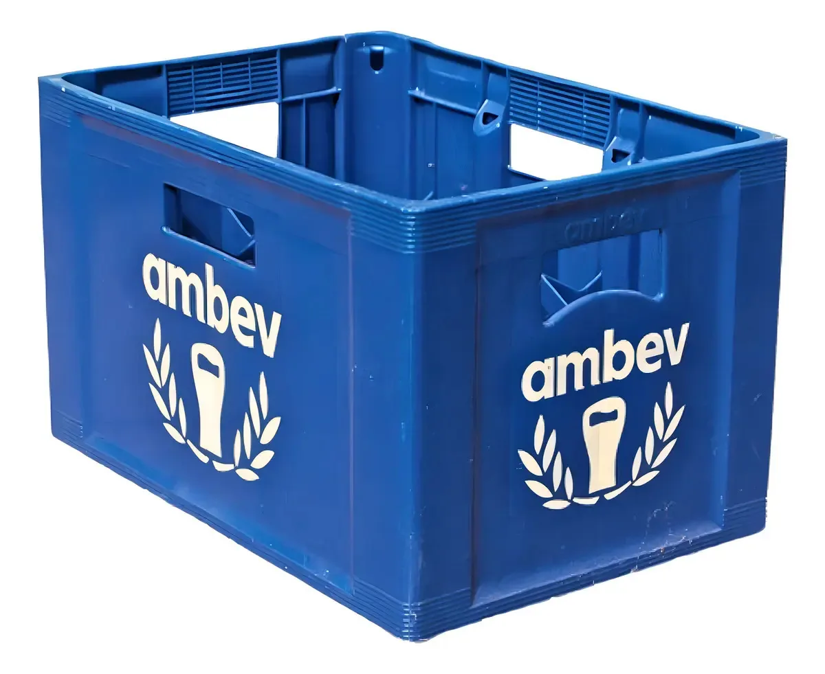 Garrafeira Ambev Engradado Cerveja 600ml P/ 24 Garrafas Azul