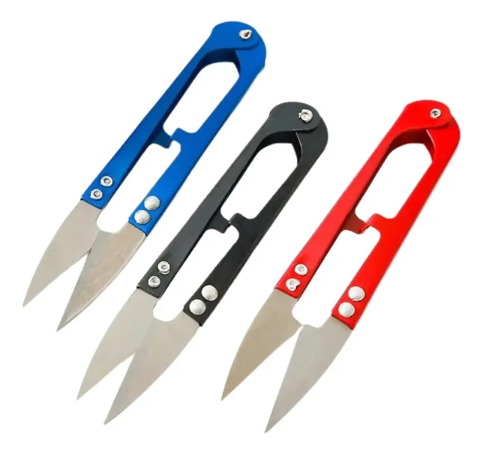 Kit 3 Tesouras Arremate Metal Costura Acabamento Patchwork