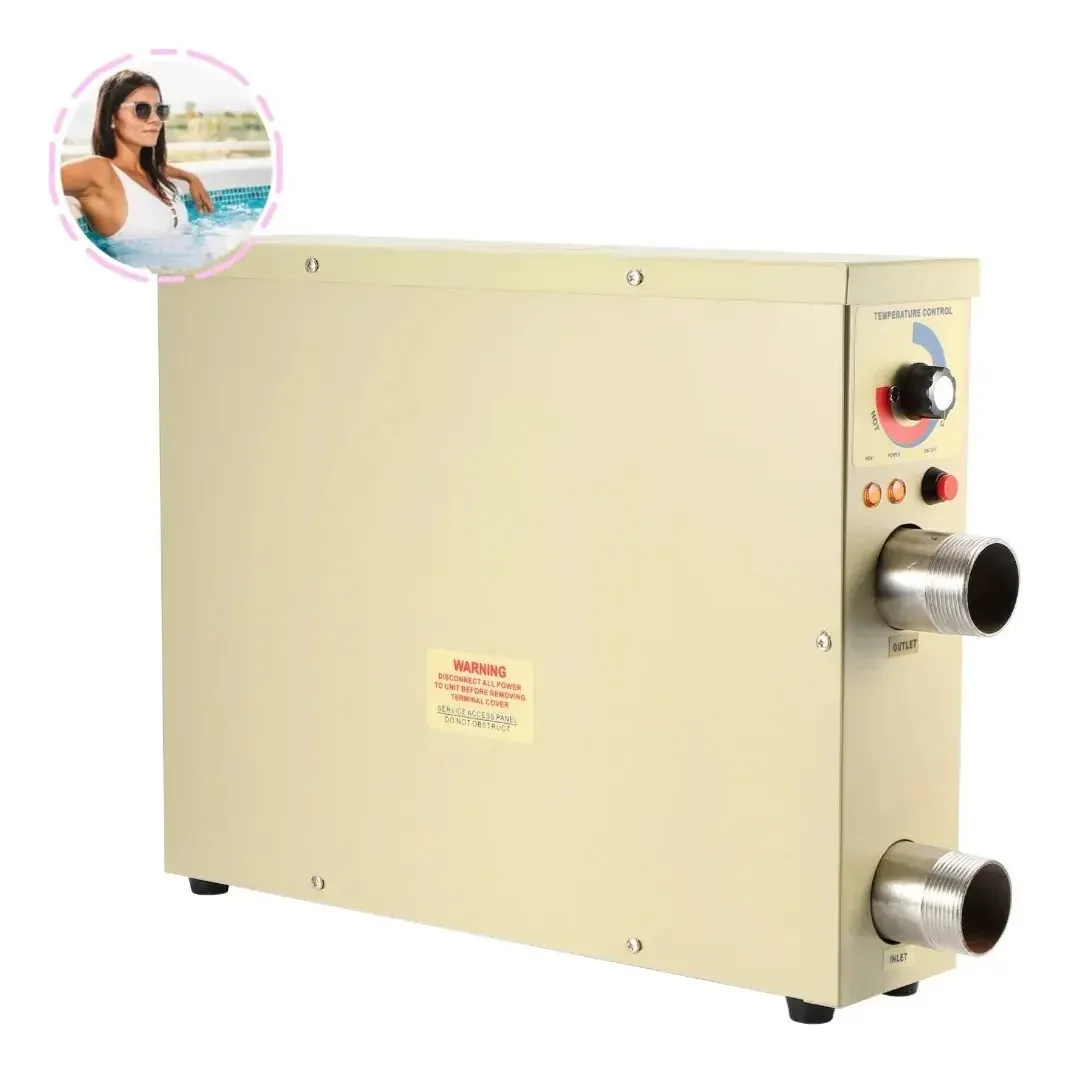 Aquecedor elétrico de água para piscinas e piscinas 5,5 kw