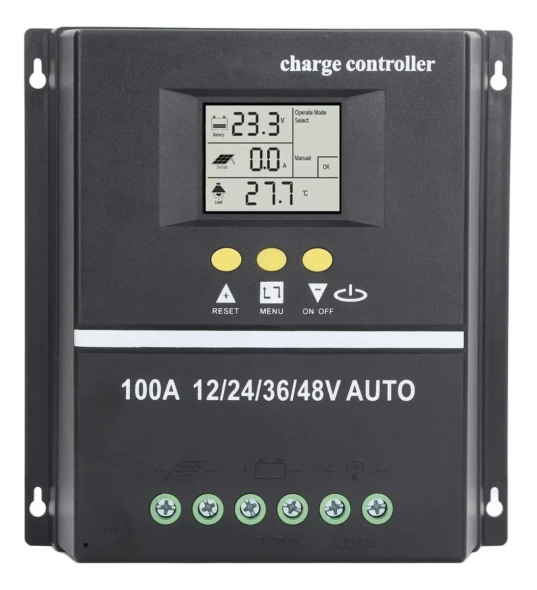 Controlador de carga solar Mppt para ácido-chumbo/lítio 100a