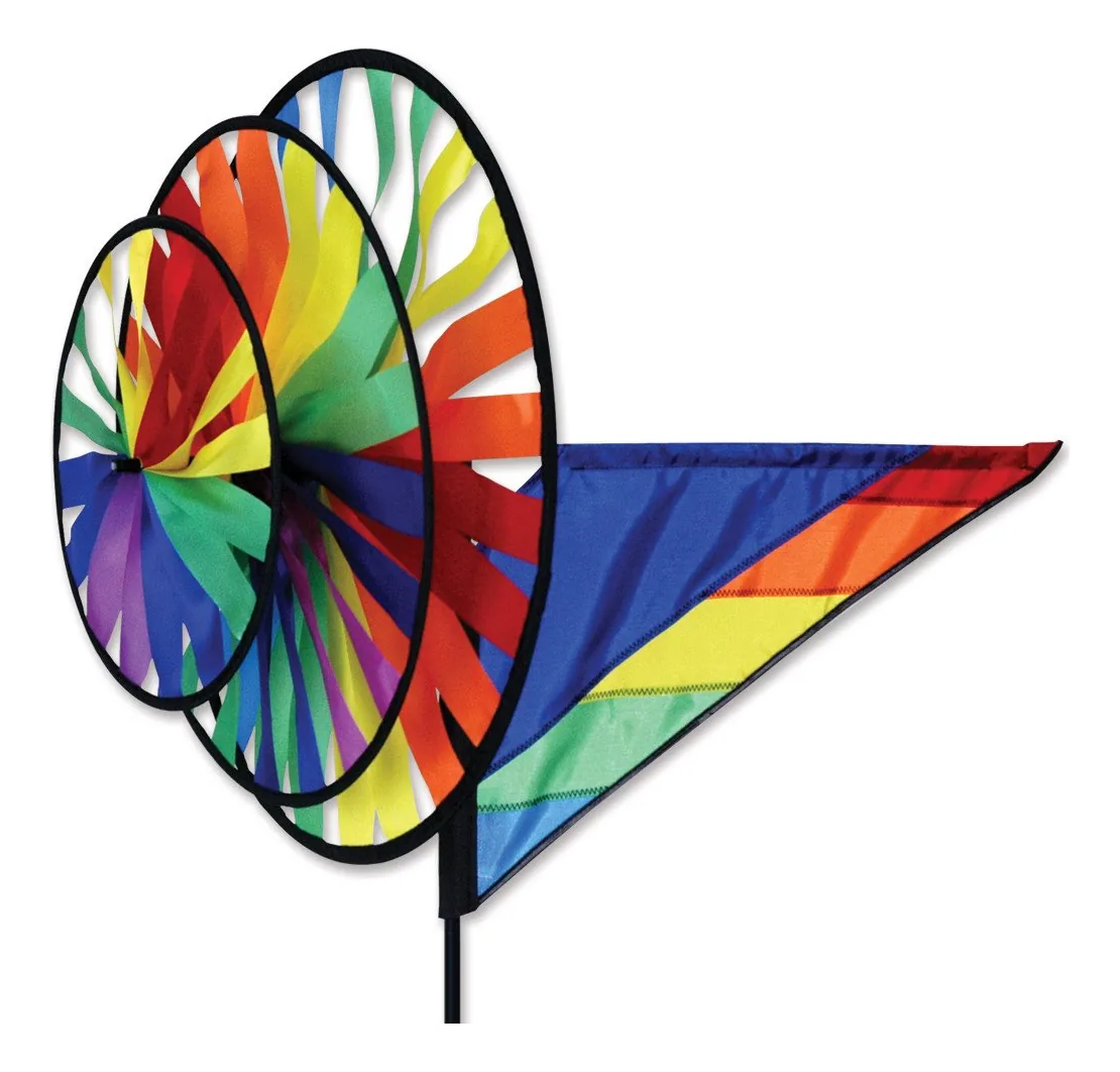 Premier Kites Triple Spinner - Rainbow