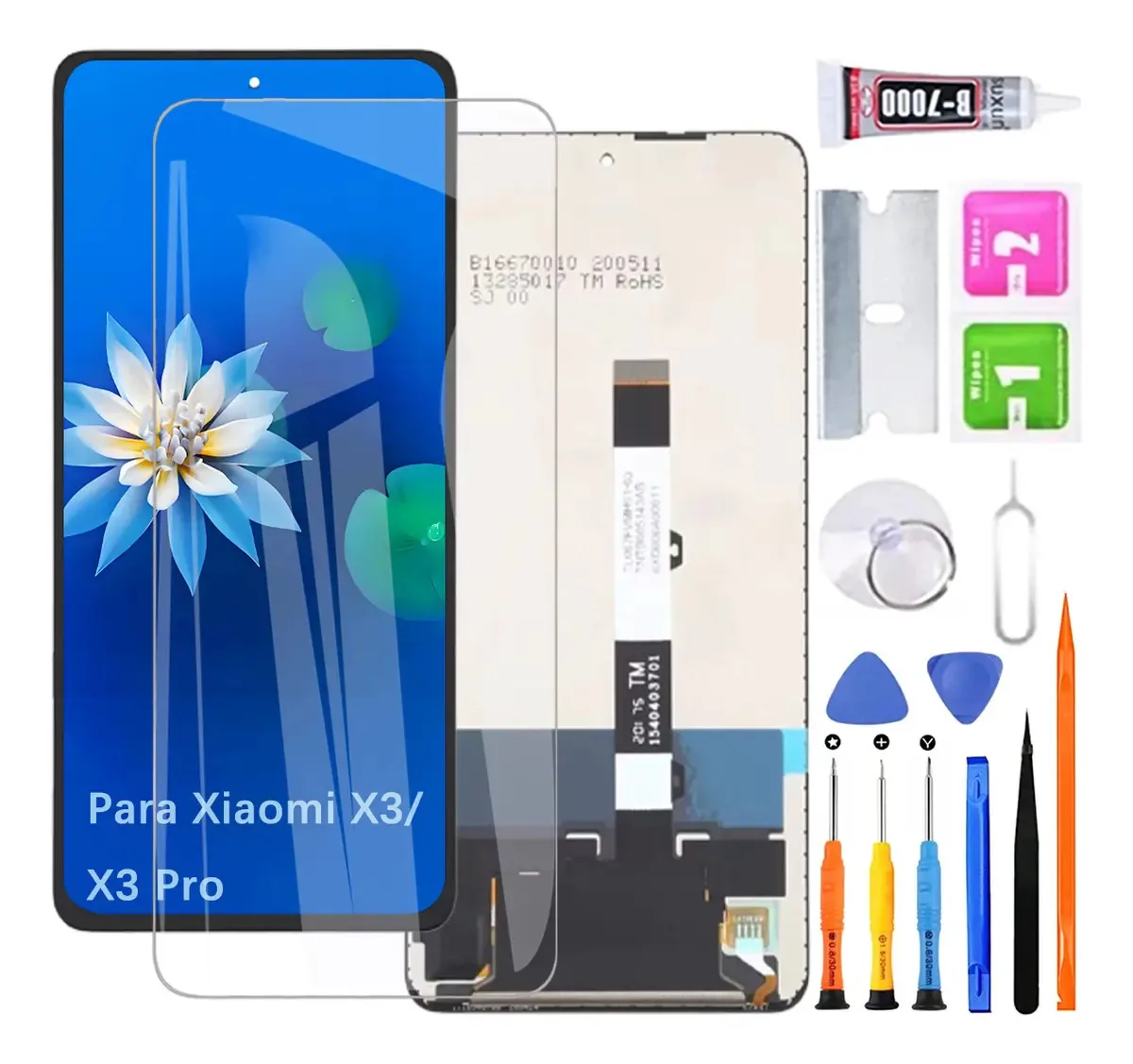 Nova tela de toque LCD para Xiaomi Poco X3/X3 Pro Original Display MZB07Z0 em MZB07Z1 em MZB07Z2 em MZB07Z3 em MZB07Z4 em MZB9965 em M2007J20ci M2102J20Sg M102J20Sg M102J20Si