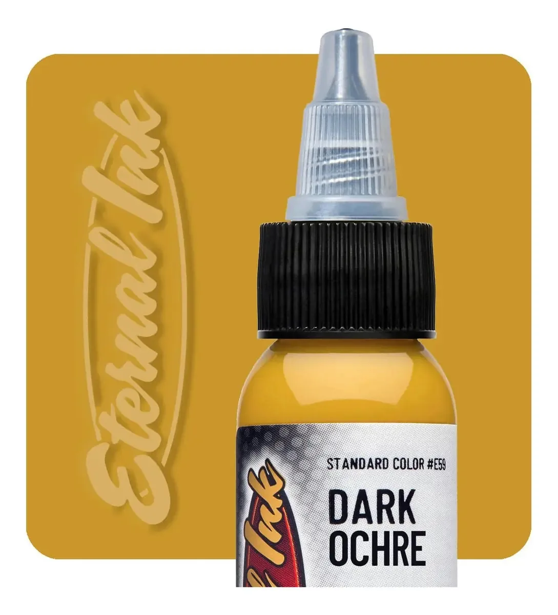 Tintas de tatuagem Eternal Professional Ocre Escuro de 1 Oz