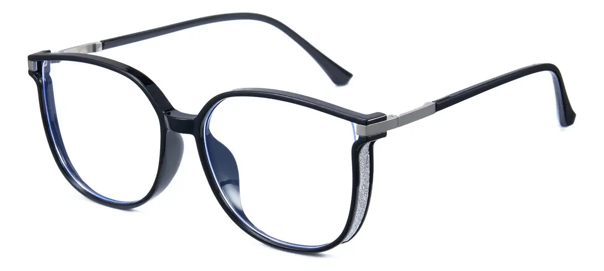 Lentes de computador oculares antifadiga Cyxus para mulheres - cor preta