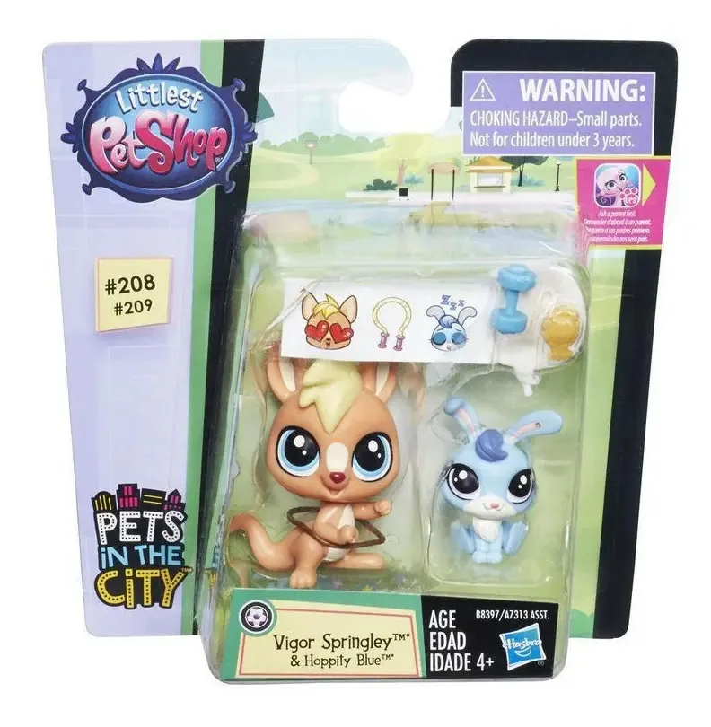 Littlest Pet Shop Lps Vigor Springley & Hoppity Blue #208