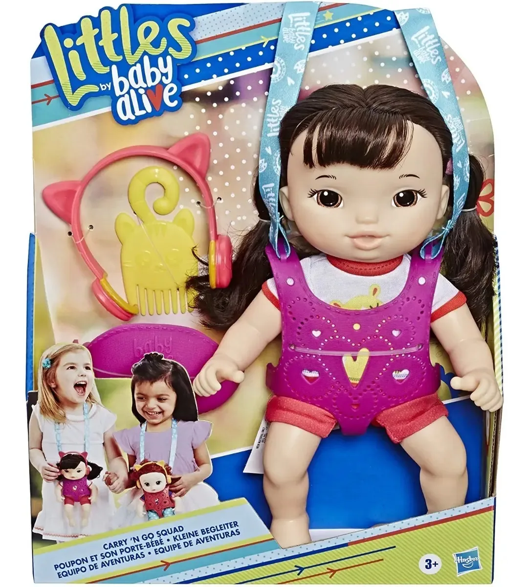 Boneca Baby Alive, equipamento de aventura Little Hasbro