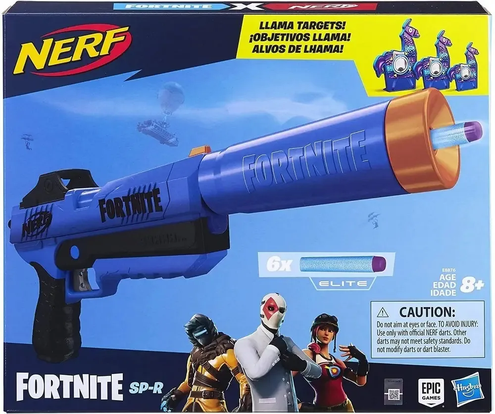 Nerf Lança Dardos Nerf Fortnite Sp R Azul - Hasbro E8876