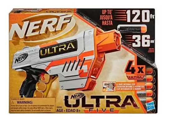 Lançador Rf Ultra Five de 5 dardos Hasbro Blaster