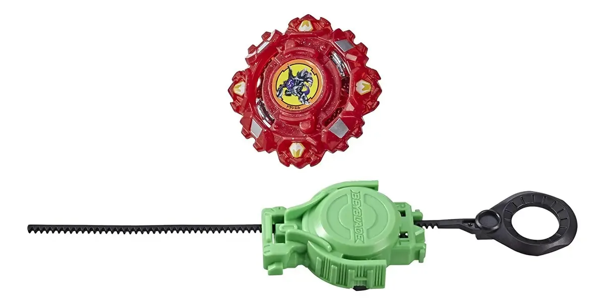 Pacote Inicial Beyblade Burst Rise Slingshock Guard Draciel