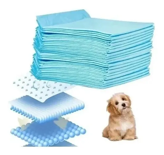 Lençóis absorventes para animais de estimação 60x60 10 unidades
