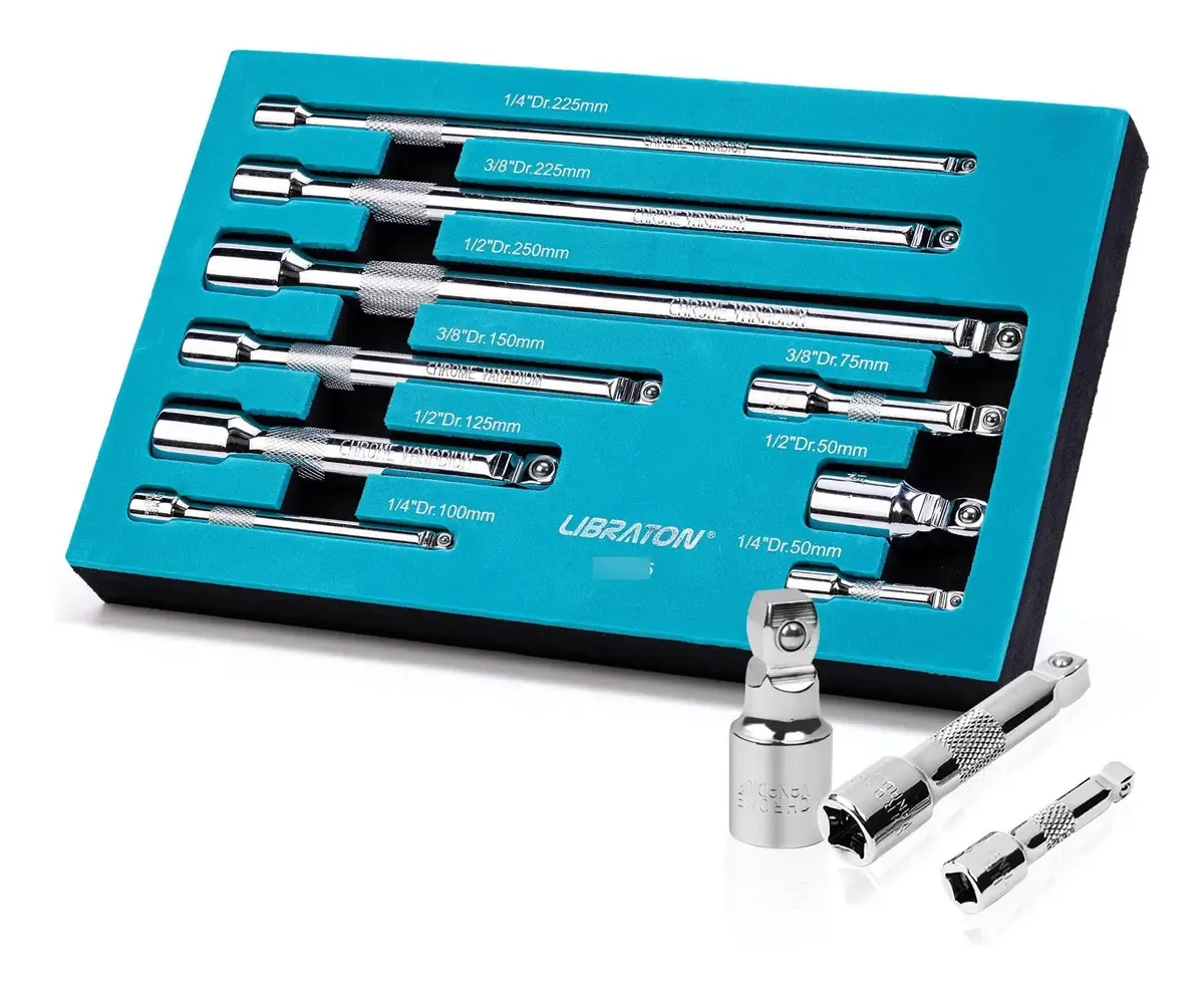 Conjunto de extensão oscilante Cr-v de 9 peças com bandeja Eva