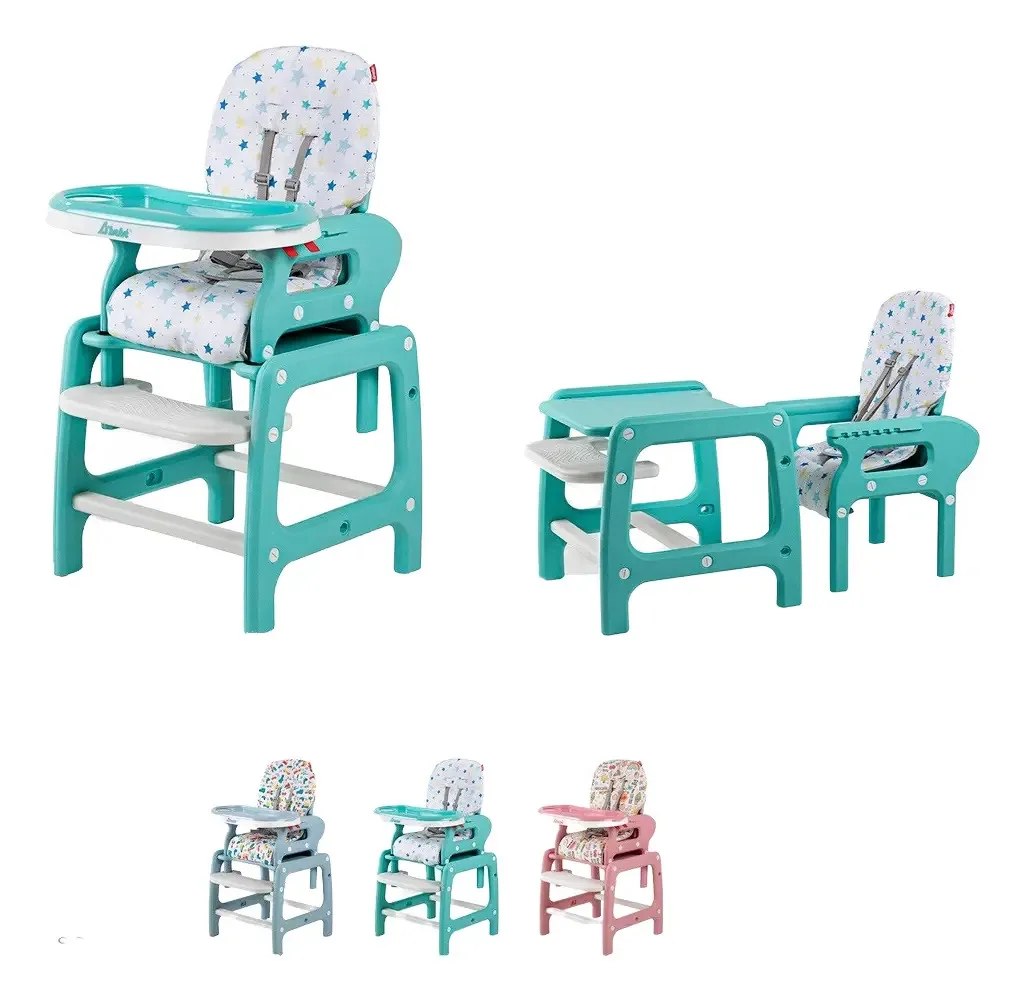 Cadeira de jantar D'Bébé Comfort Multicomfort para bebê Multicomfort cor verde