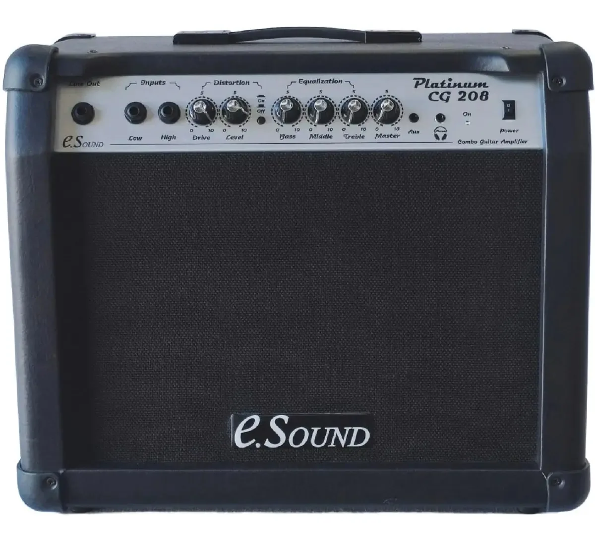 Amplificador Combo E-Sound Platinum CG 208 Guitarra 30W RMS Preto