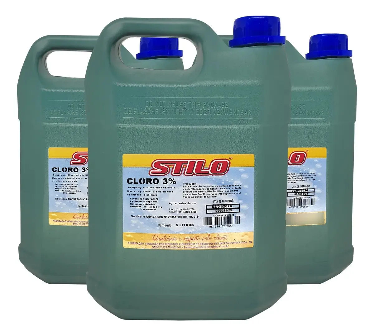 Água sanitária Stilo