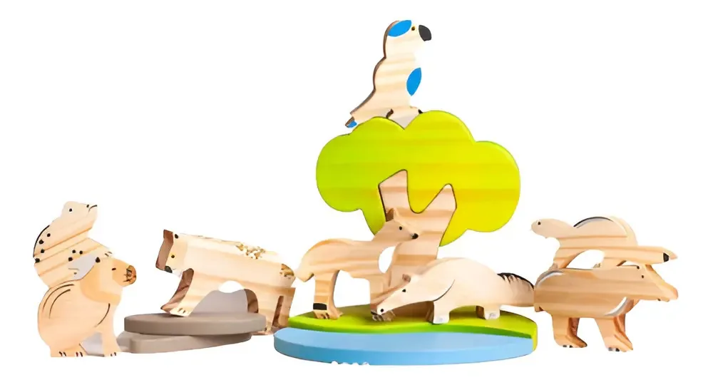 Kit Animais do Cerrado Pachu com 12 Peças Lúdicas e Educativas