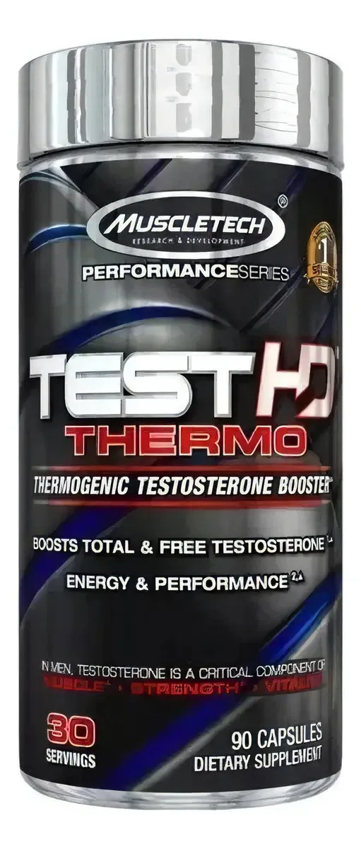 Muscletech Test Hd Thermo 90 cápsulas, 30 serviços, sabor sem sabor