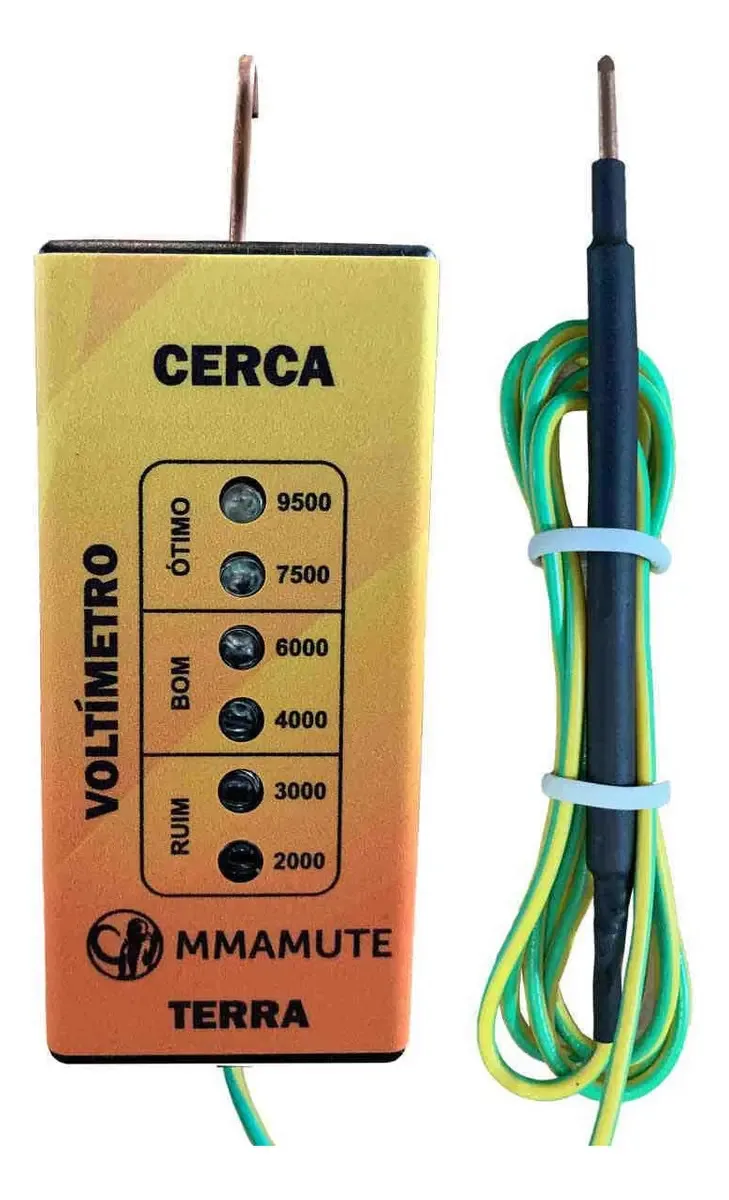 Testador Cerca Elétrica Rural Analógico Voltímetro Gado Top