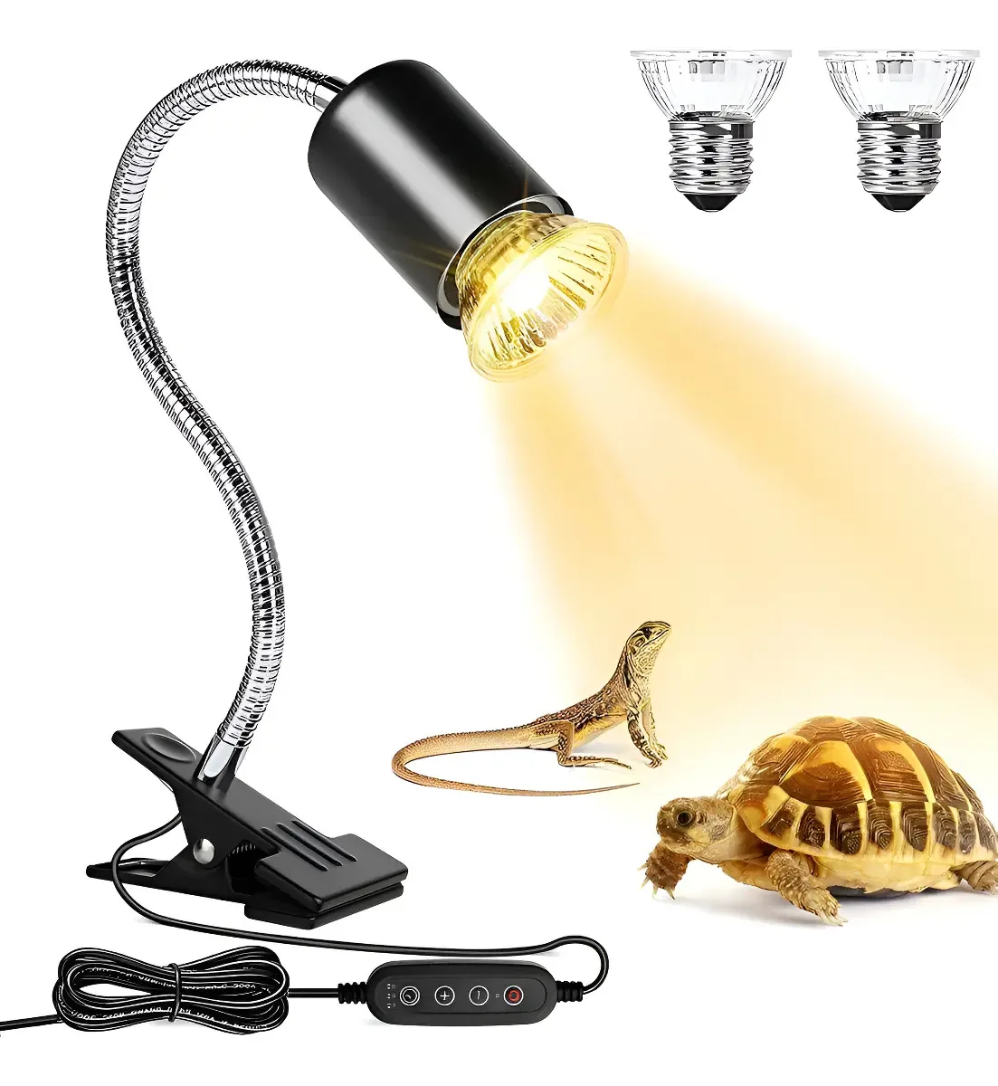 Luz Uvb Uva De Calor Com Suporte Para Répteis E Tartaruga