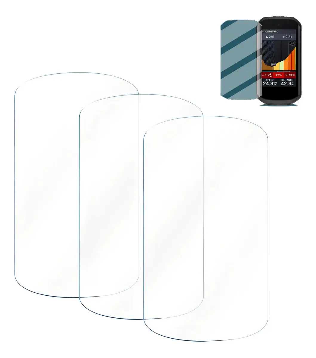 Kit 3 Películas Protetoras Para Garmin Edge 1050
