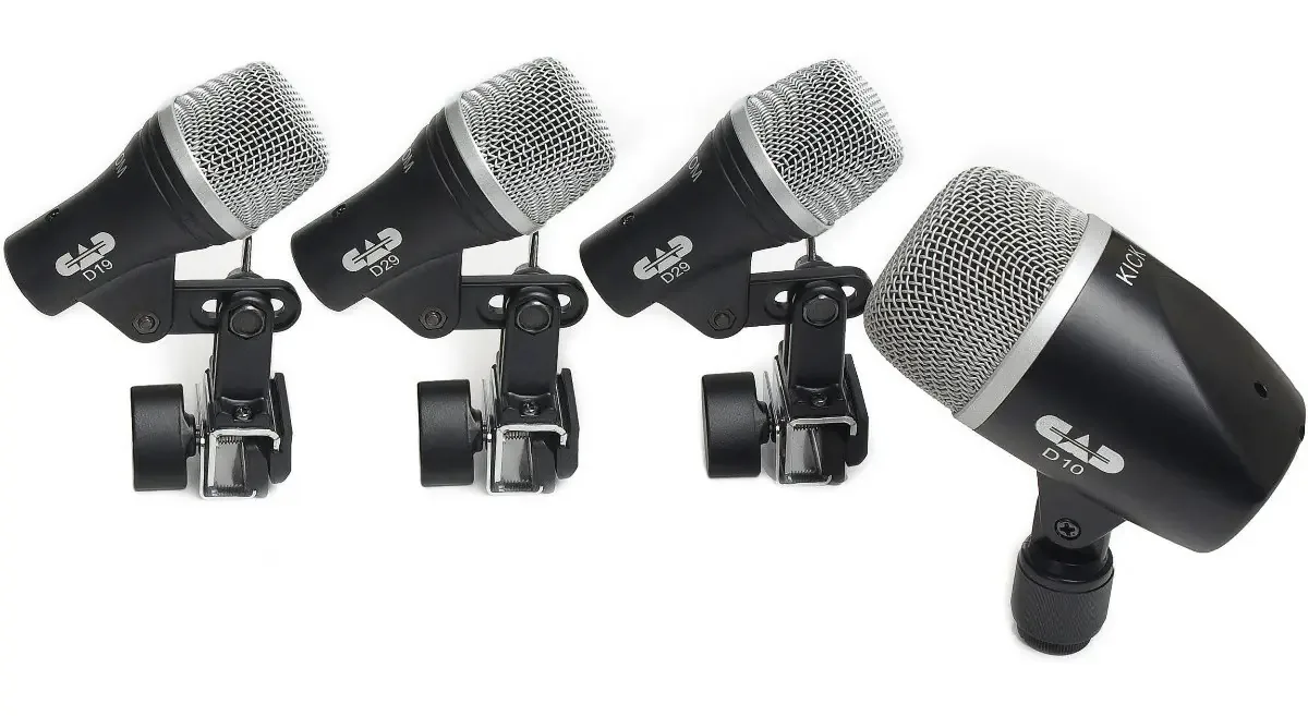 Kit de bateria de 4 microfones Cad Stage 4