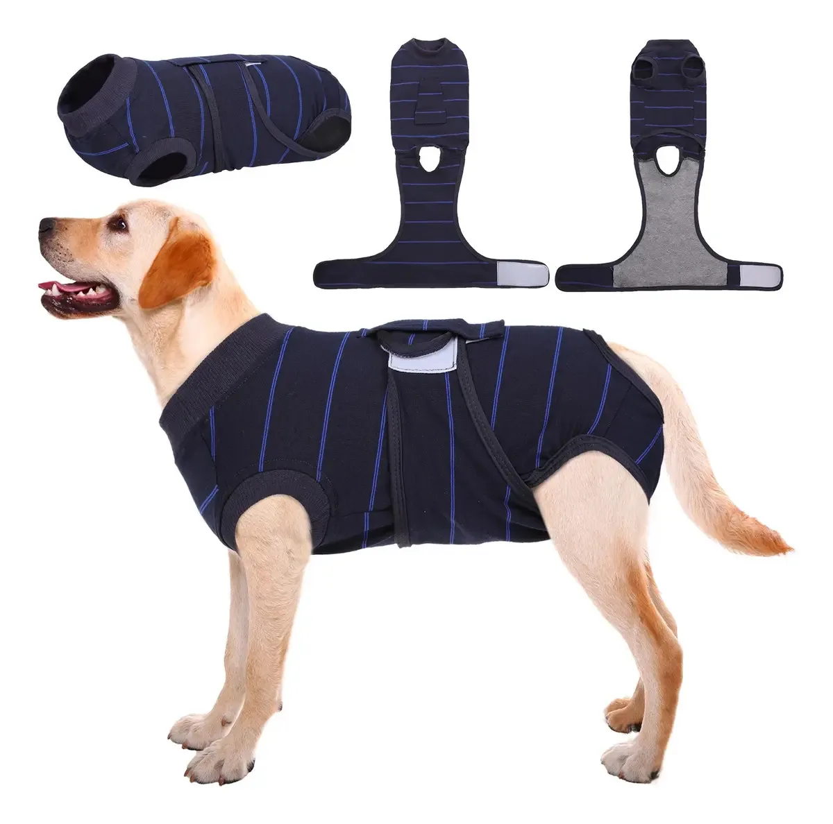 Roupa de recuperação para cães,