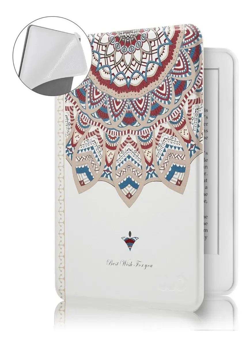 Capa Kindle 10ªgeração Wb® Auto Hibernação Cor Mandala