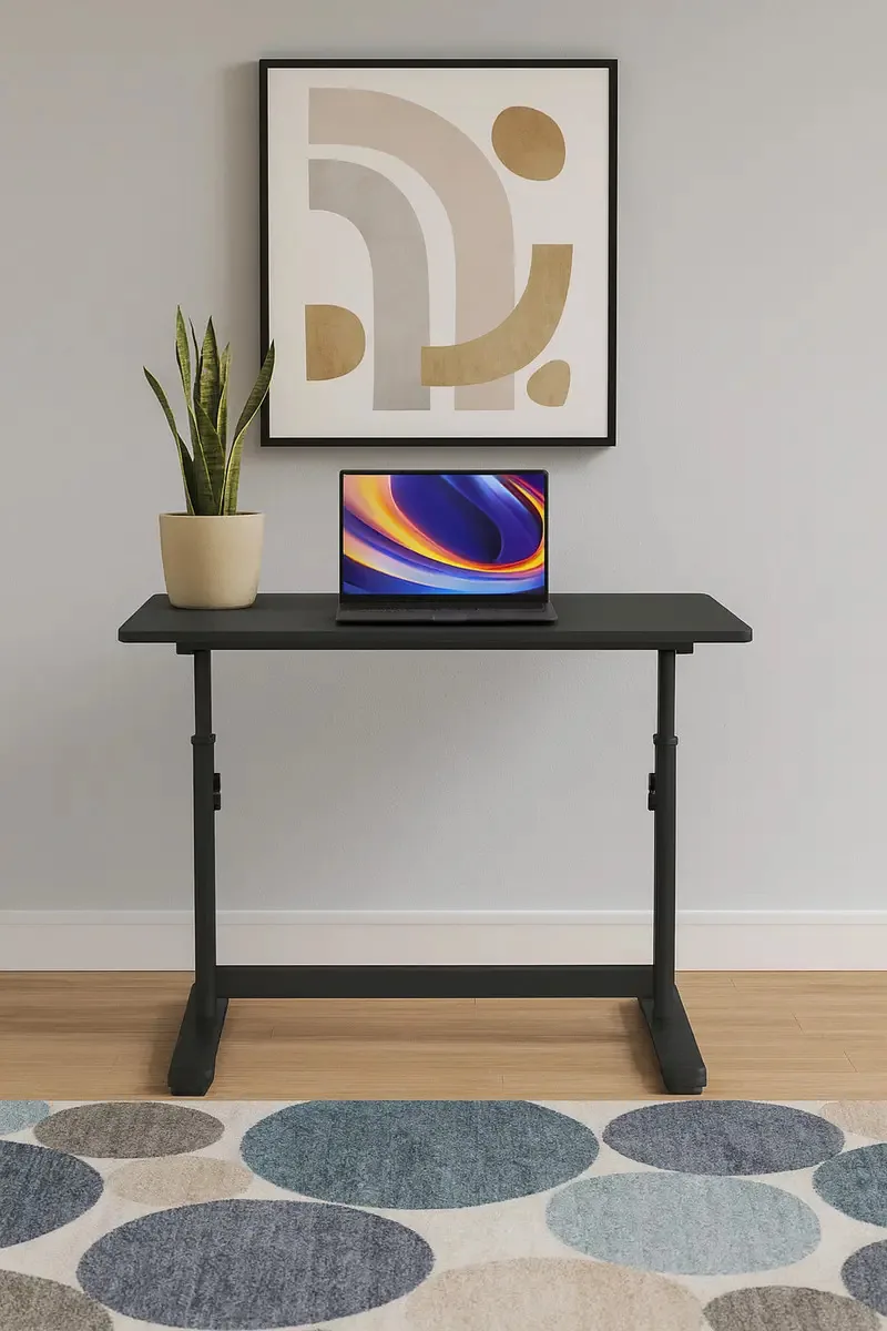 Mesa de altura ajustável Bilbao preta preta