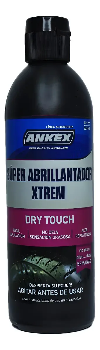 Xtren Ankex Super Brightener para pneus roxos