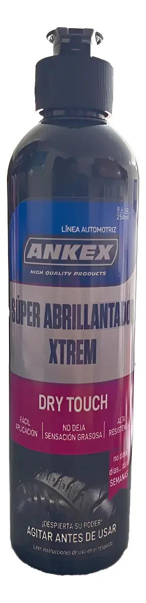 Xtren Ankex Super Brightener para pneus roxos
