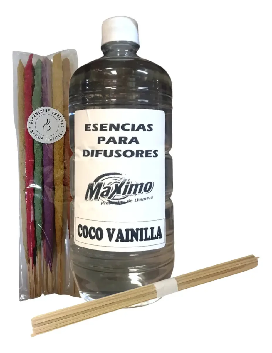 Difusor Premium Essence, mais de 1 litro, varetas e saumério