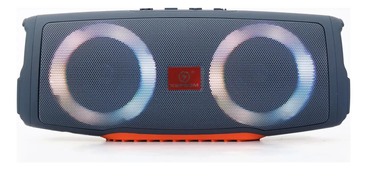 Caixa De Som Bluetooth Alto Falante Potente Som Nitido Cor Azul