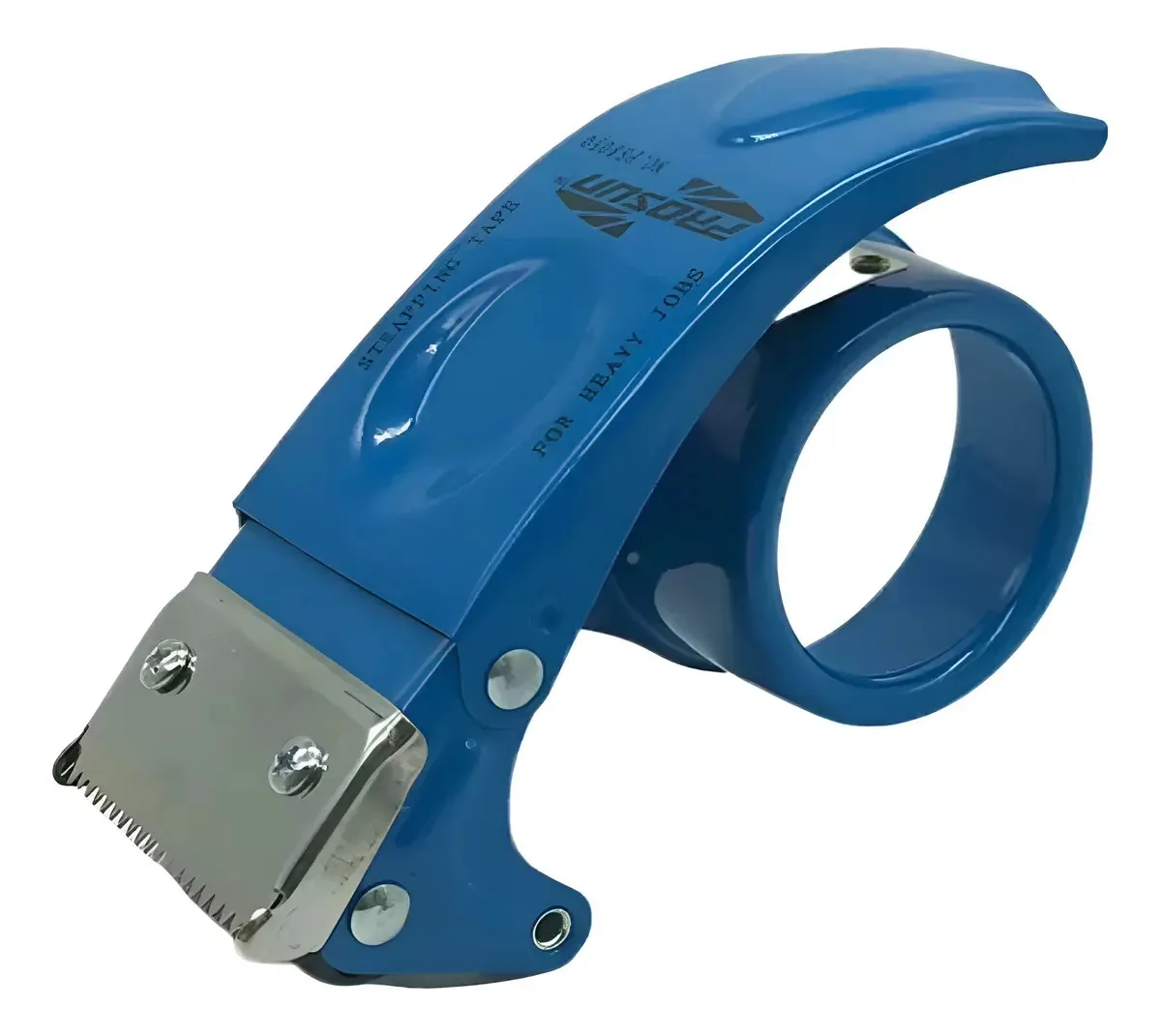 Dispensador de fita de embalagem Cortador de fita metálica de cor laranja de 60 mm
