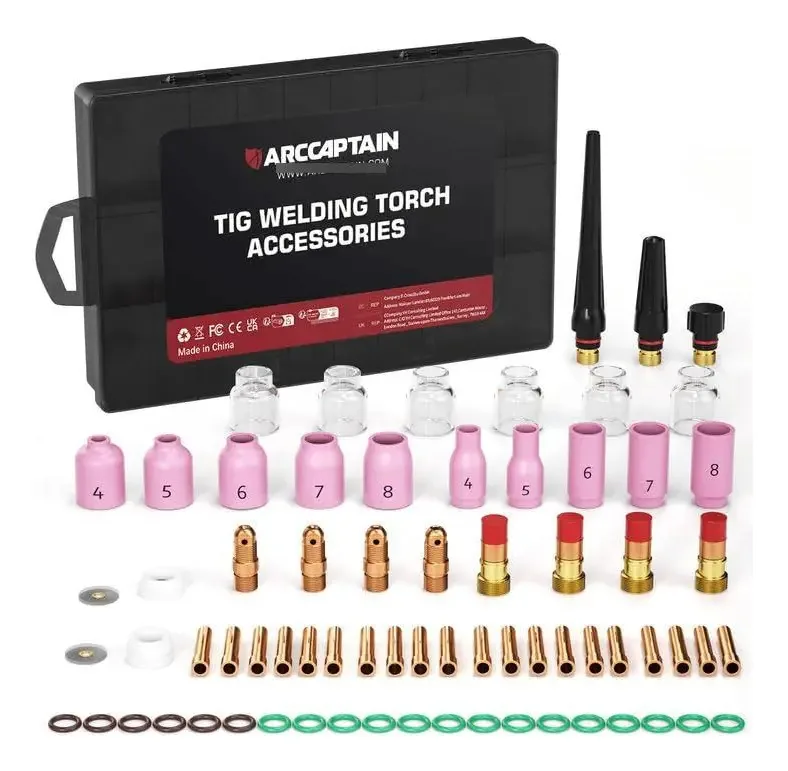 Kit de acessórios para tochas de soldagem de 71 peças