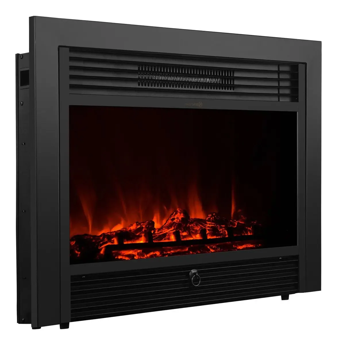 Lareira elétrica embutida de 1500w com controle remoto