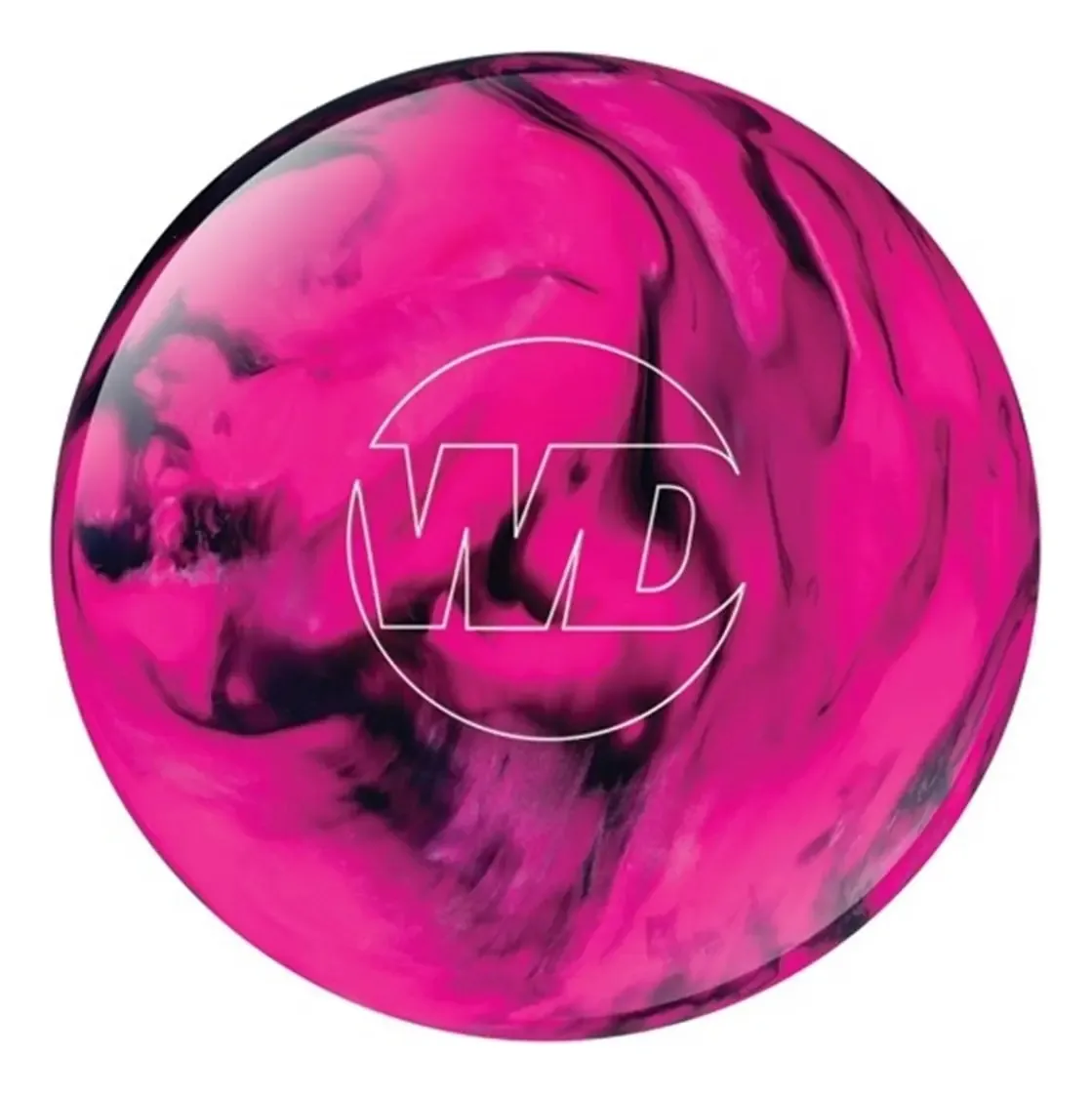 Columbia 300 - Bola De Boliche Com Pontos Brancos Pré-perfurados, Rosa/preto, 10 Unidades
