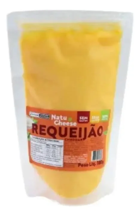 Queijo Vegano Tipo Requeijão Cheddar S/glúten S/lactose 180g