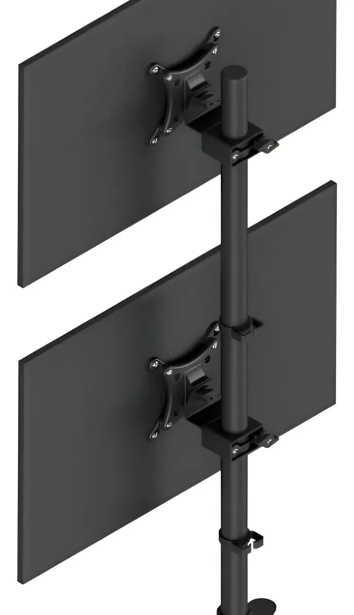 Suporte Monitor Duplo Vertical Morsa P/ 2 Monitores 10 A 27
