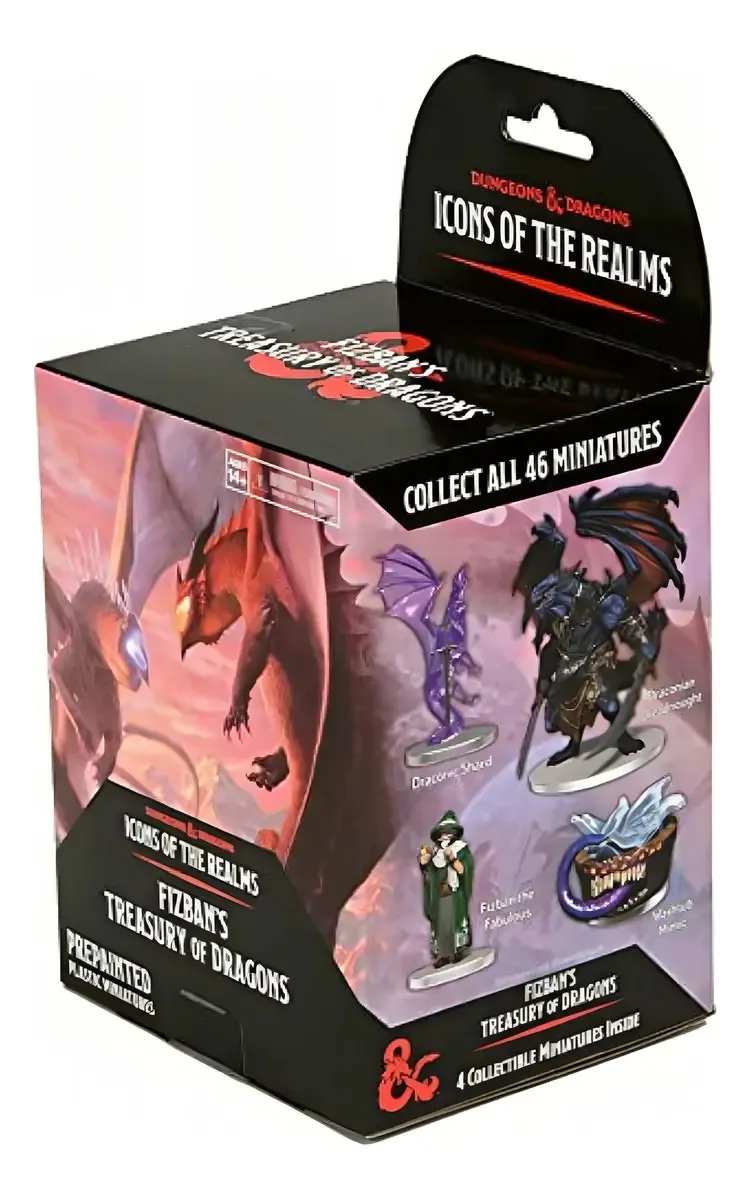 Ícones dos reinos de D&D da Wizkids: O tesouro de Fizban