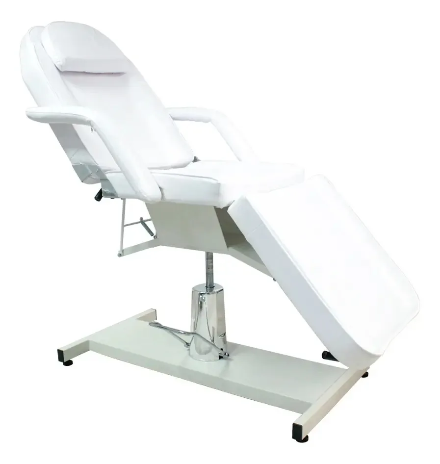 Cama de massagem facial hidráulica multifuncional branca