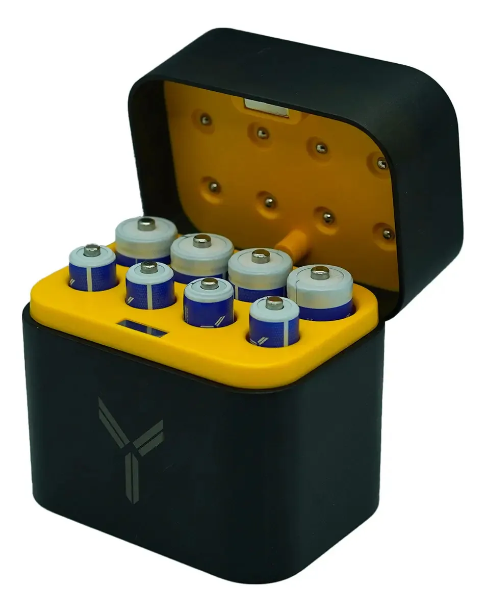 Estojo de carregador combinado e baterias recarregáveis 4x Aa 4x Aaa