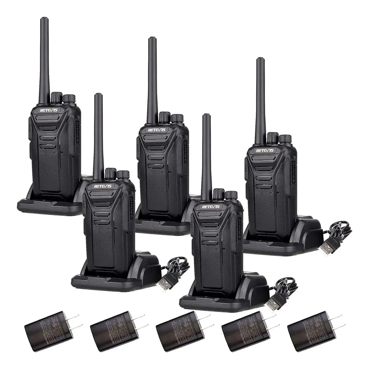 Walkie-talkies recarregáveis de longo alcance Retevis Rt27 Frs
